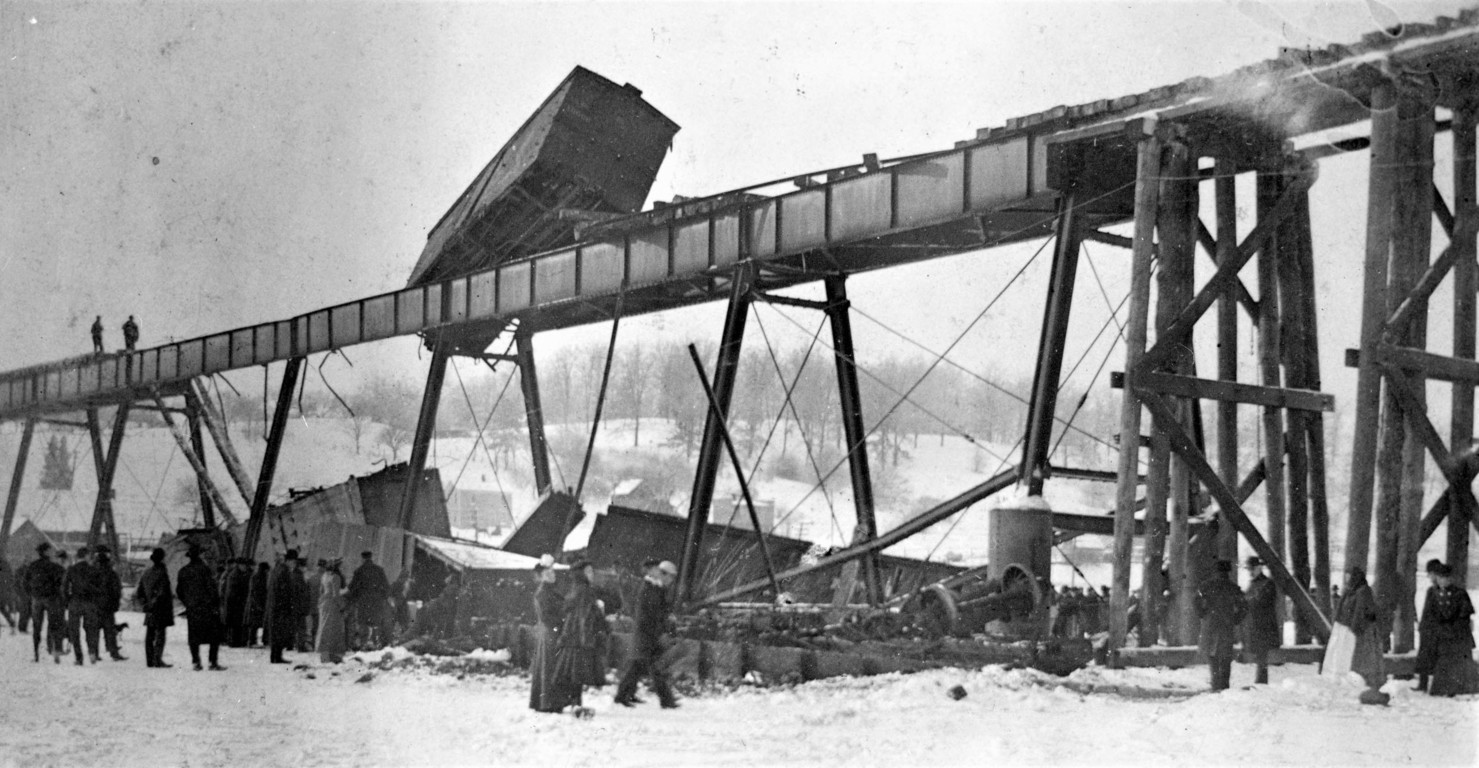 Huron River Bridge derailment